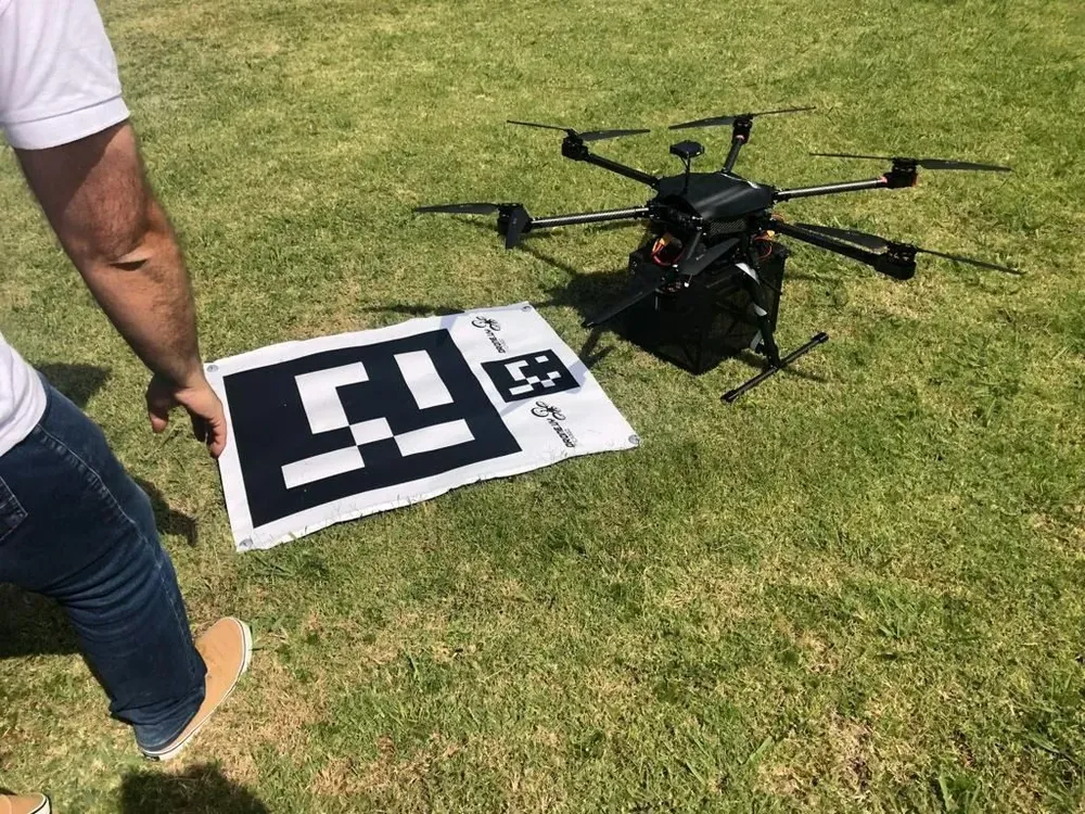 Drones que transportarán paquetes en Uruguay.