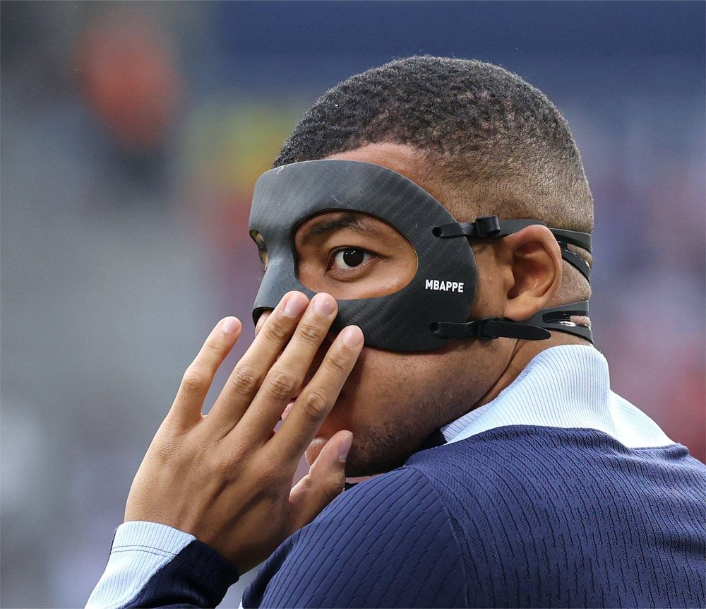 Kylian Mbappé, a la par del grupo.