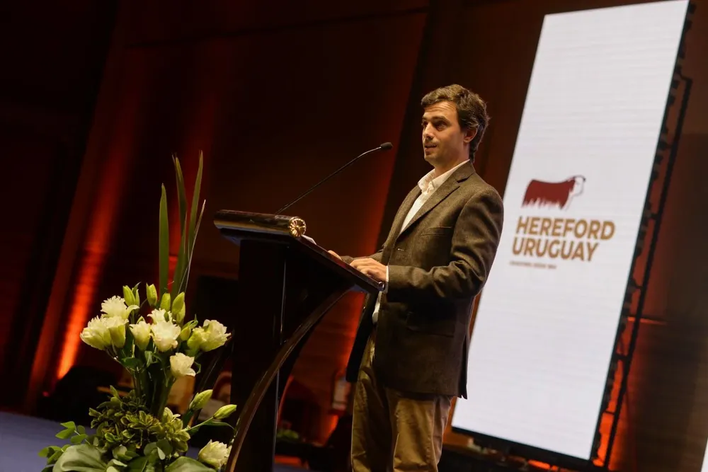 Fernando Alfonso, presidente de la Sociedad de Criadores de Hereford del Uruguay.
