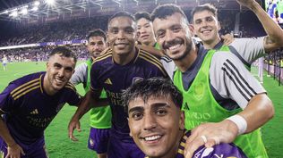 El festejo de Facundo Torres tras su récord en Orlando City