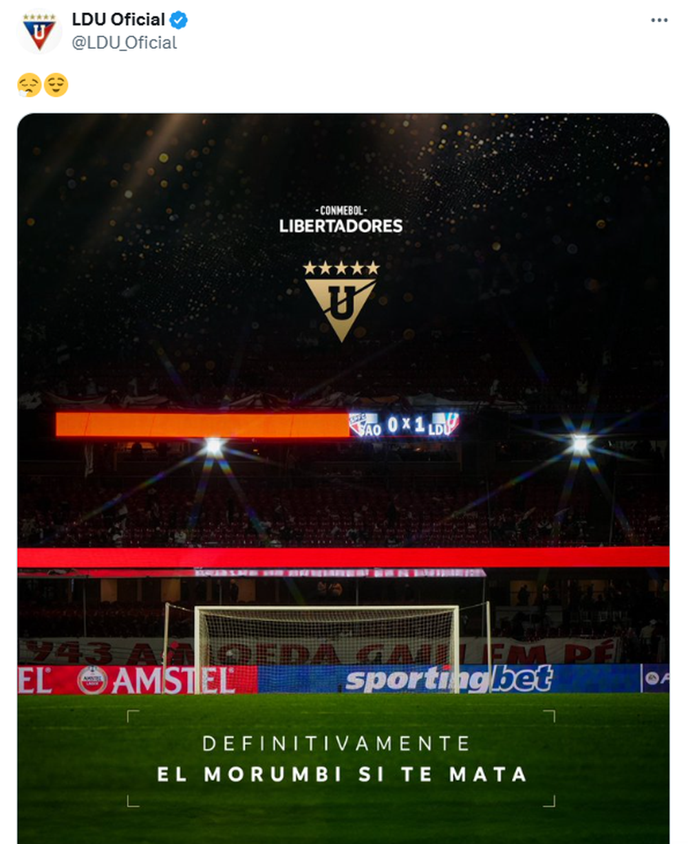 El posteo de Liga de Quito que generó recuerdos de la muerte de Juan Izquierdo El posteo de Liga de Quito que generó recuerdos de la muerte de Juan Izquierdo