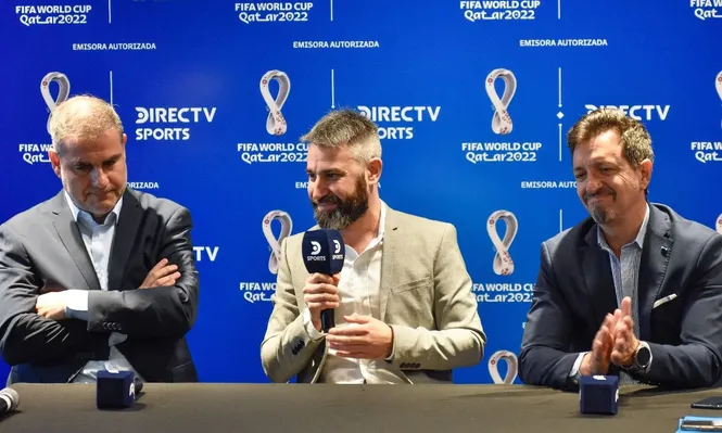 Mario Bardanca,Martín Rodriguez y Federico Buysan durante la presentación