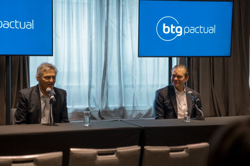 Constantino Gotsis y Roberto Sallouti de BTG Pactual