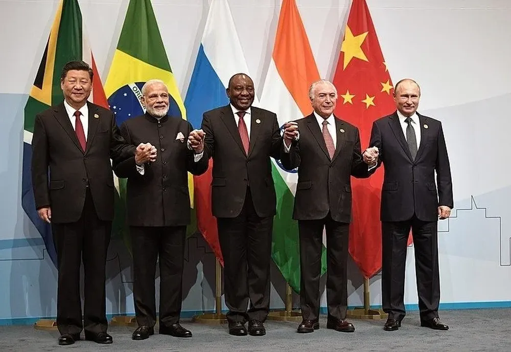Los presidentes de los países que integran los BRICS
