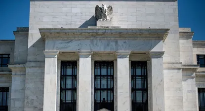 Fachada de la Reserva Federal, Washington D.C., Estados Unidos