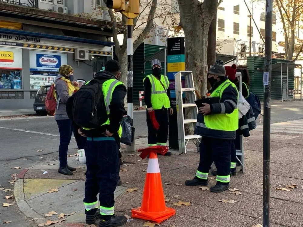 Cuadrillas de los programas laborales de la Intendencia de Montevideo