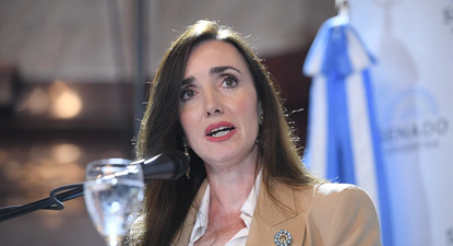 La vicepresidenta de Argentina, Victoria Villarruel