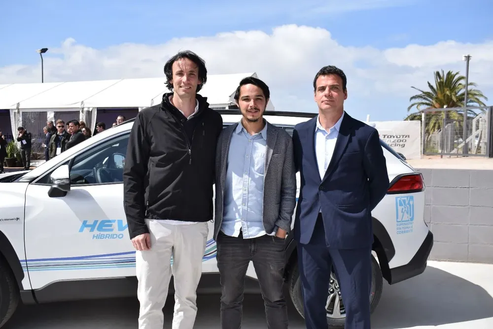 Andrés Garofalo, Santiago Tarallo y Marcelo Corrado