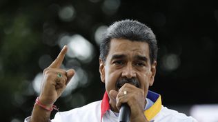 Nicolás Maduro en un acto oficialista en Caracas