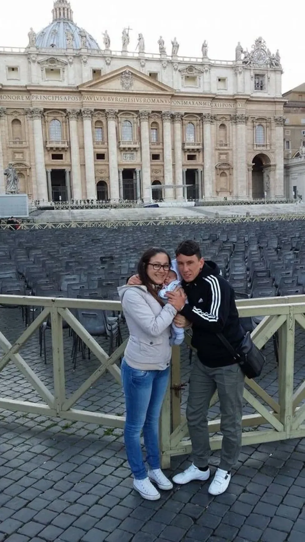 César y Katherine en Venecia