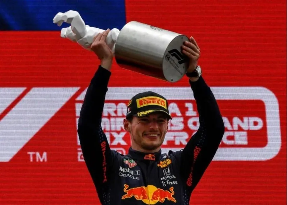 Max Verstappen ganó en Francia