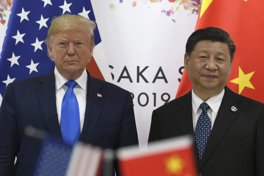 Donald Trump y Xi Jinping en 2019