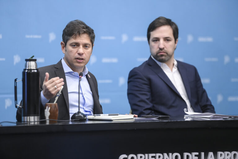 Axel Kicillof y Nicolás Kreplak
