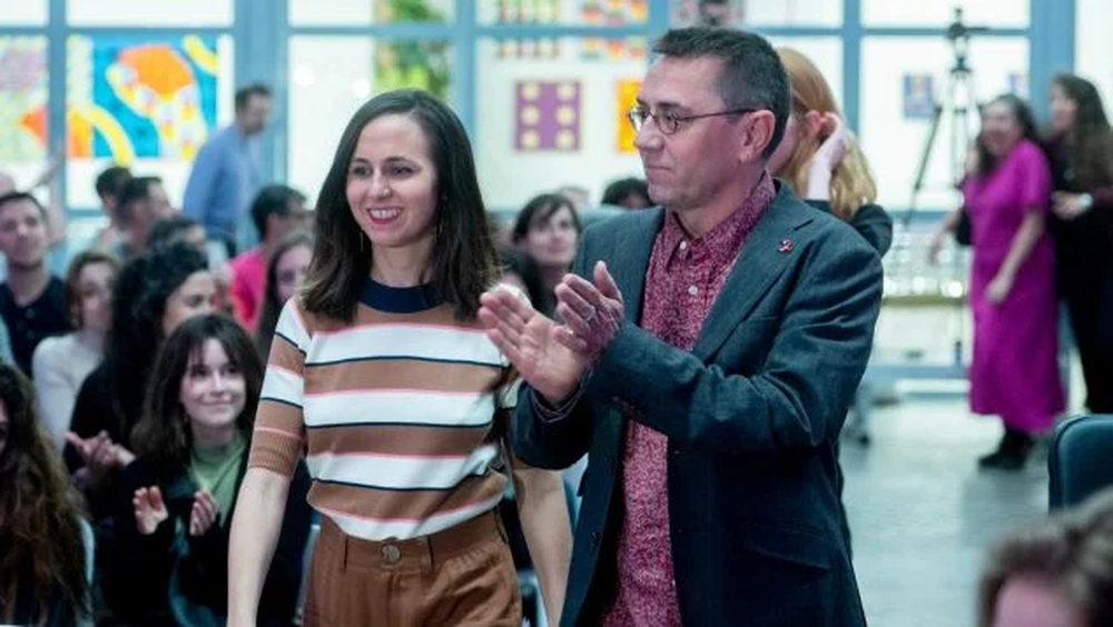 Ione Belarra y Juan Carlos Monedero