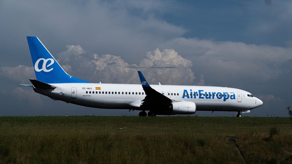Un avión de la compañía Air Europa