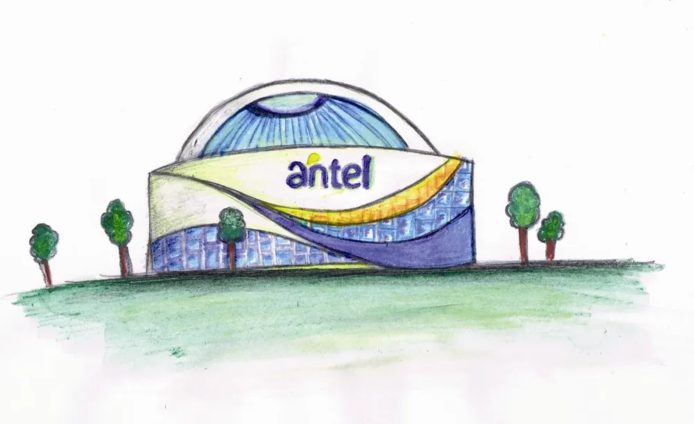 La diseñadora Valentina Raggio imaginó este Antel Arena
