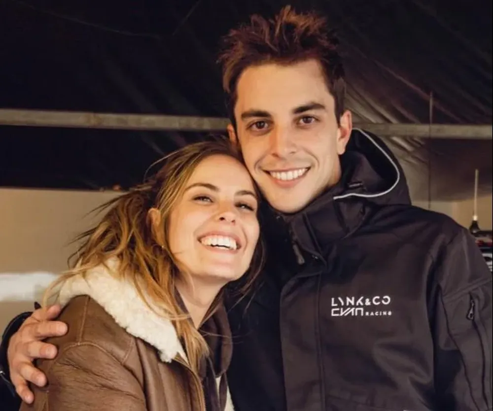 Camila Rajchman con Santiago Urrutia