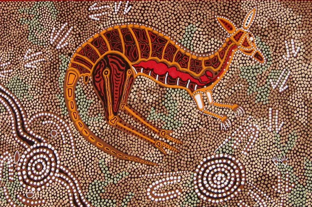 Pintura aborigen actual