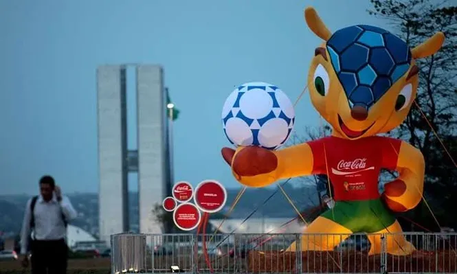 Fuleco, la mascota del Mundial 2014.