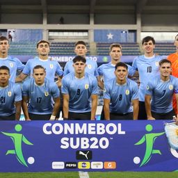 La sekección uruguaya sub 20