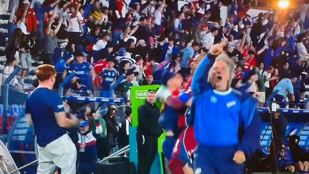 El eufórico festejo de Daniel Carreño