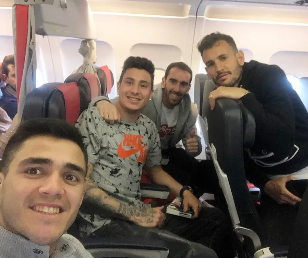 La foto que subió Godín