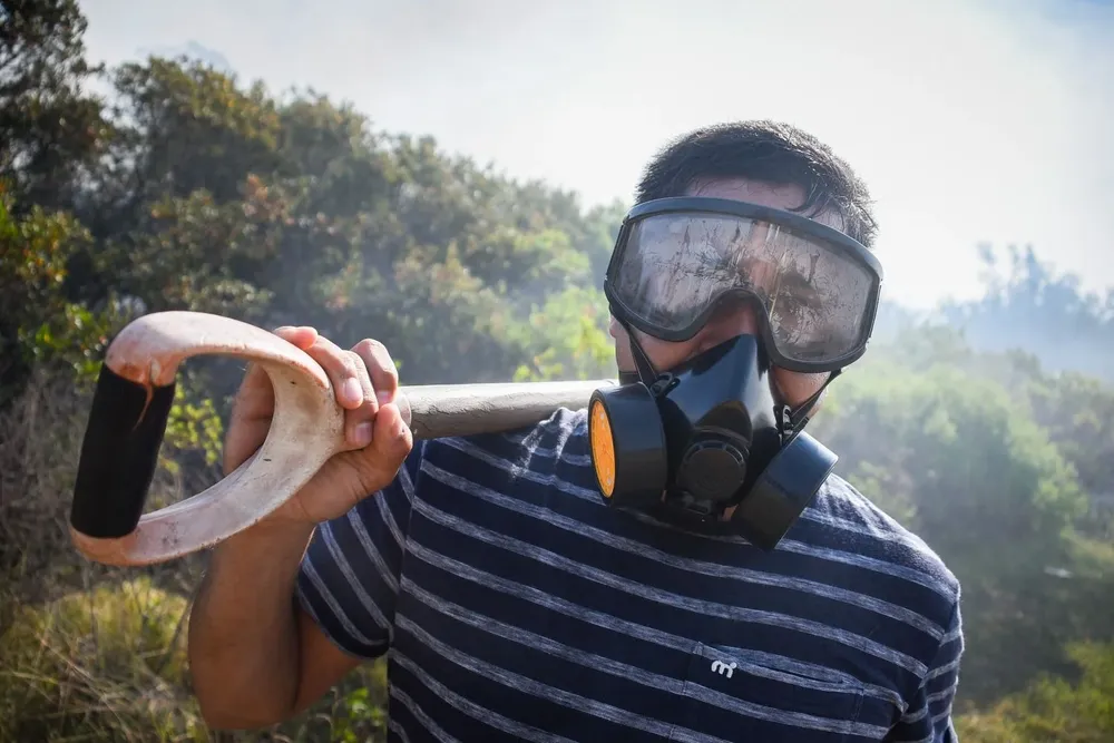 La lluvia en Río Negro y Paysandú ayudó a placar un poco la situación, explicó el vocero de Bomberos