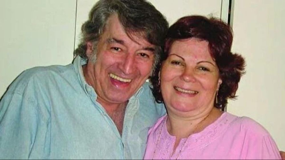 Sandro y su mujer, Olga Garaventa