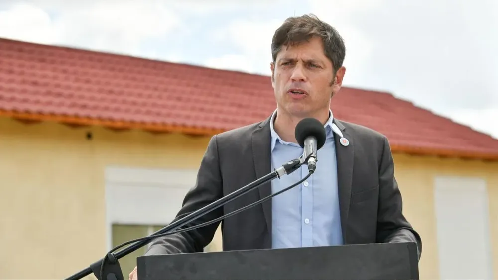 El gobernador de la provincia de Buenos Aires Axel Kicillof