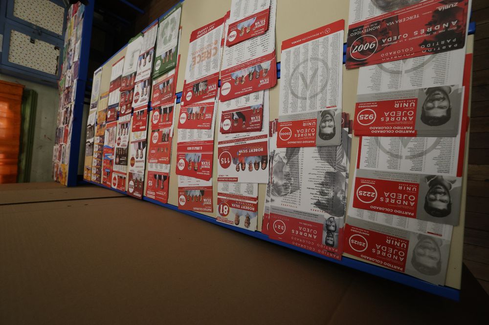 Papeletas de las elecciones internas 2024