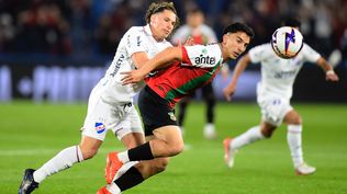 Luciano Boggio de Nacional ante Deportivo Maldonado por el Torneo Clausura