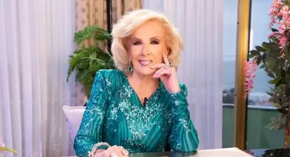 Mirtha y un momento incómodo en la mesaza