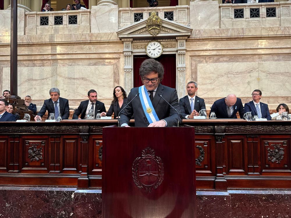 El Presidente Javier Milei presentó el Presupuesto 2025 en el Congreso de la Nación  
