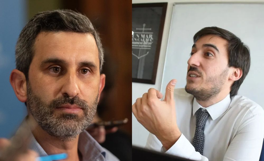 Daniel Caggiani y jerarca del Mides cruzaron