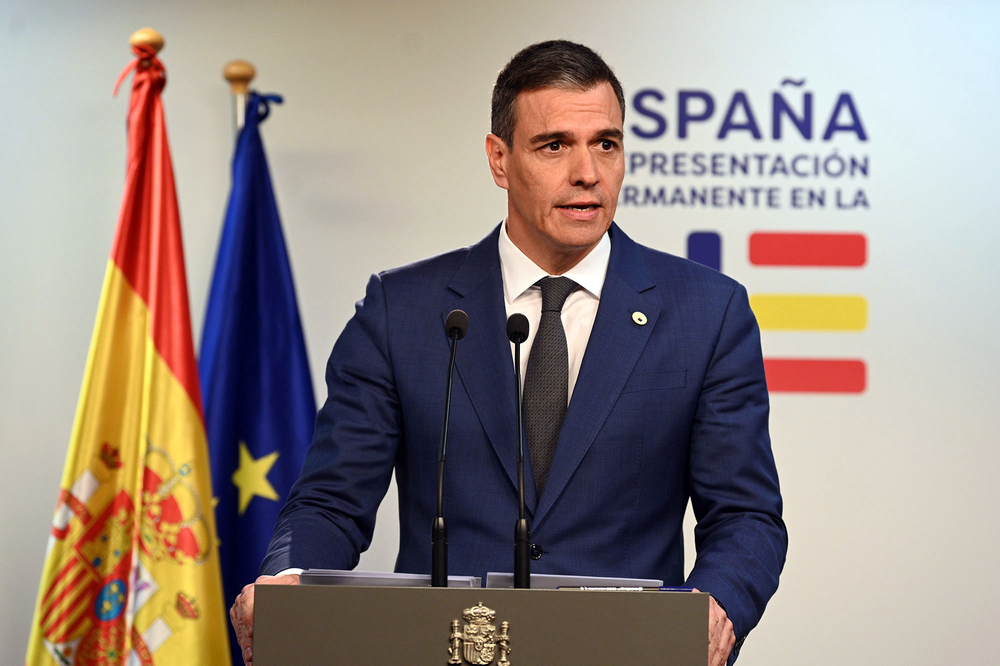 El presidente del Gobierno español, Pedro Sánchez.
