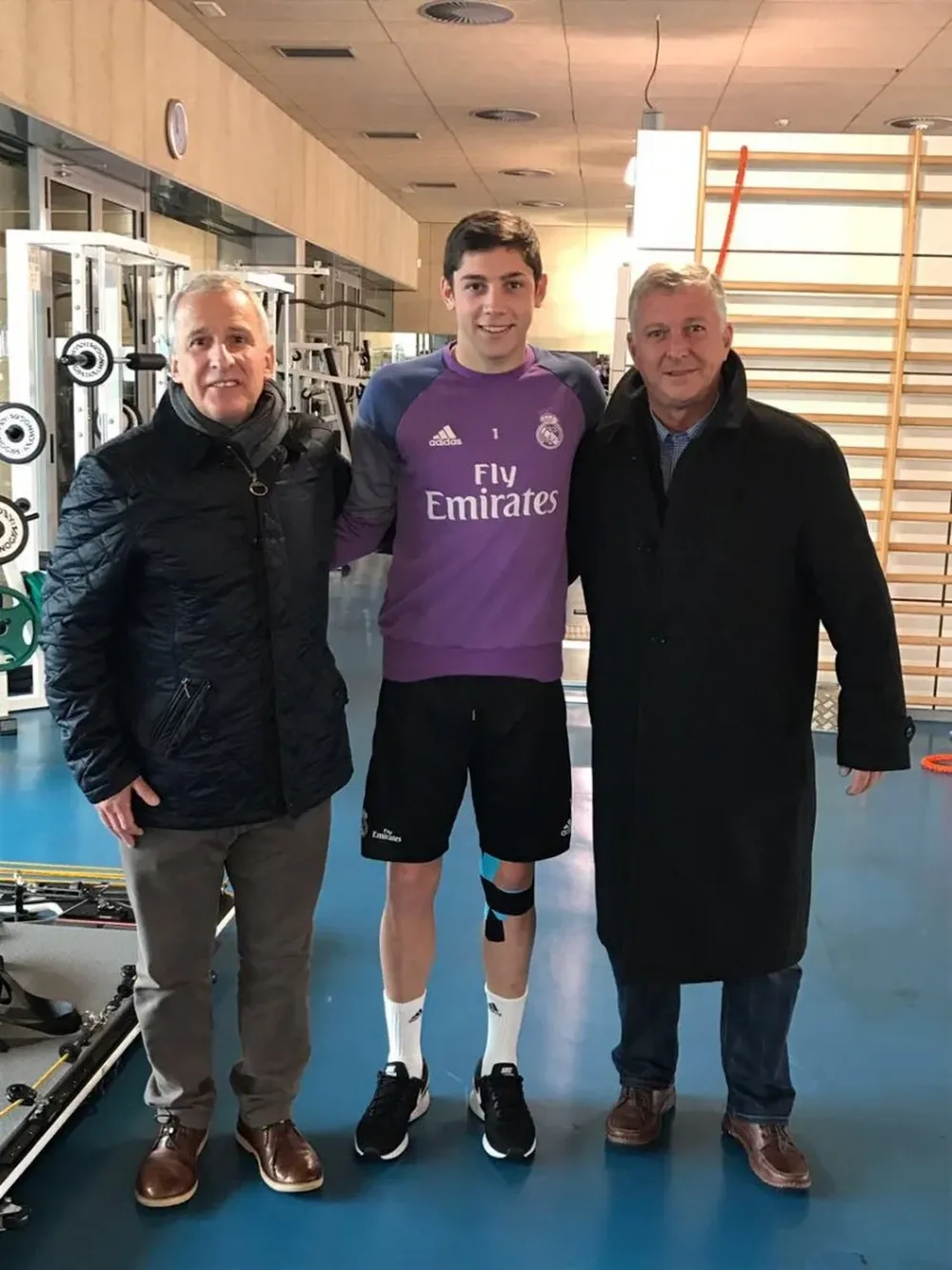 Damiani y Catino junto a Valverde en Madrid