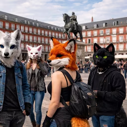Los therians comienzan a aparecer en distintos lugares de España. Los therians comienzan a aparecer en distintos lugares de España.