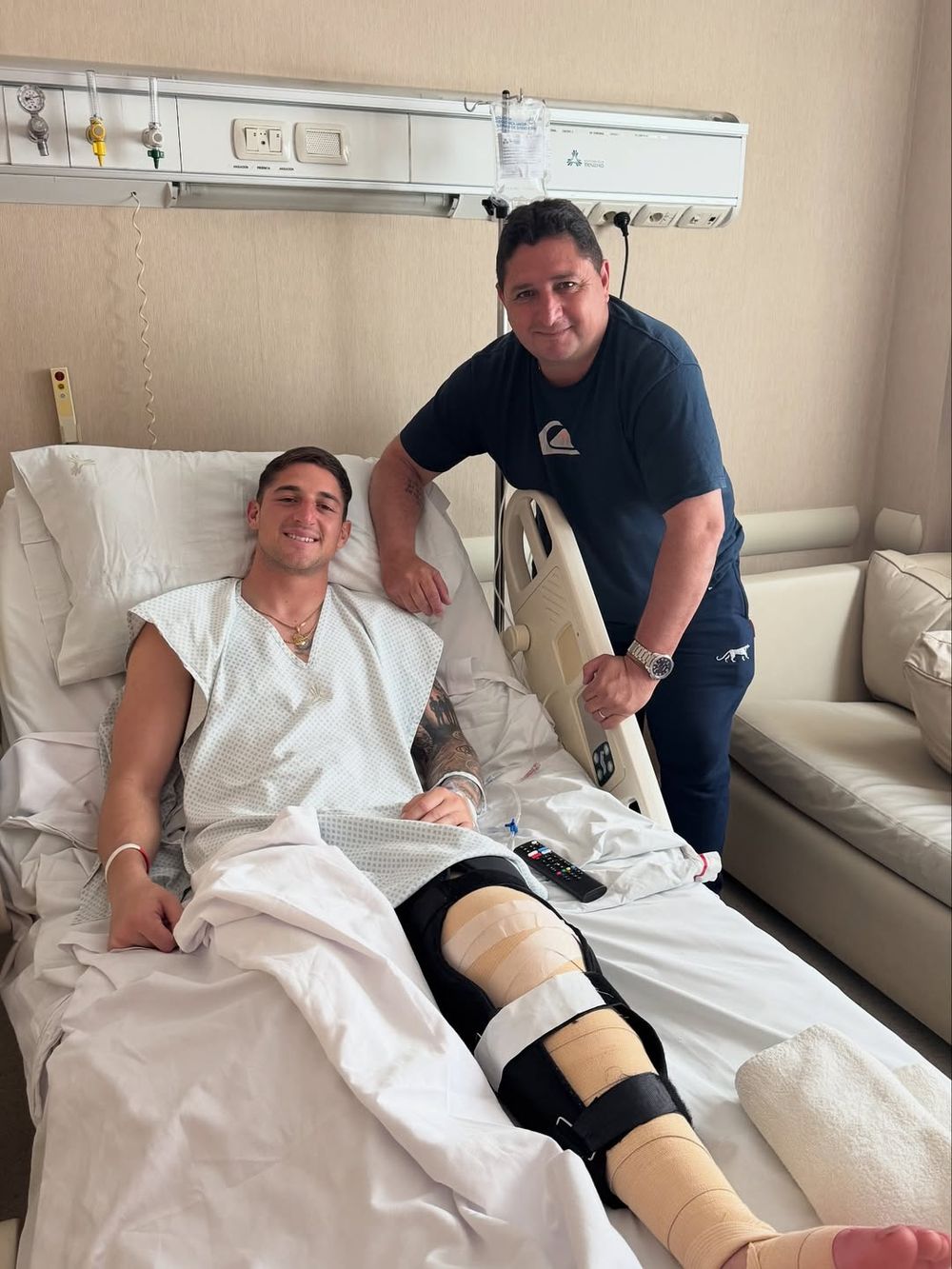 La dura lesión que sufrió el ex Nacional Gastón González La dura lesión que sufrió el ex Nacional Gastón González