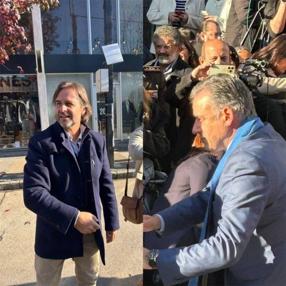 Archivo: Luis Lacalle Pou y Yamandú Orsi