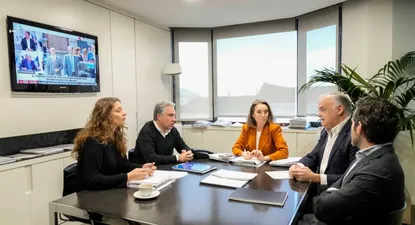 La secretaria general del PP, Cuca Gamarra, celebra una reunión de coordinación y seguimiento del caso Koldo.