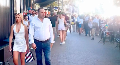 Jessica Rodríguez y José Luis Ábalos