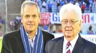 El expresidente de Nacional, José Fuentes y Miguel Ignomiriello