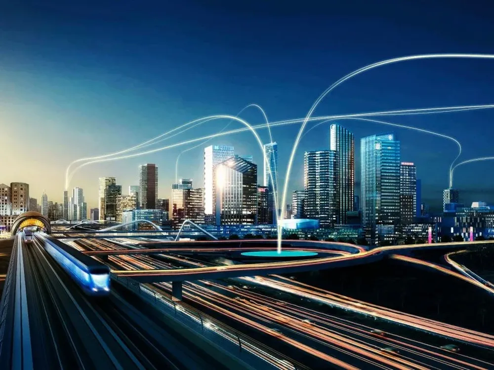 Recreación de rutas del vehículo volador en Dubai