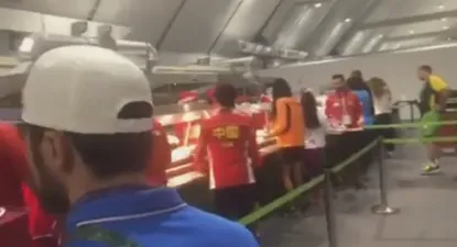 Nicolás Cuestas mostró el comedor de la Villa Olímpica