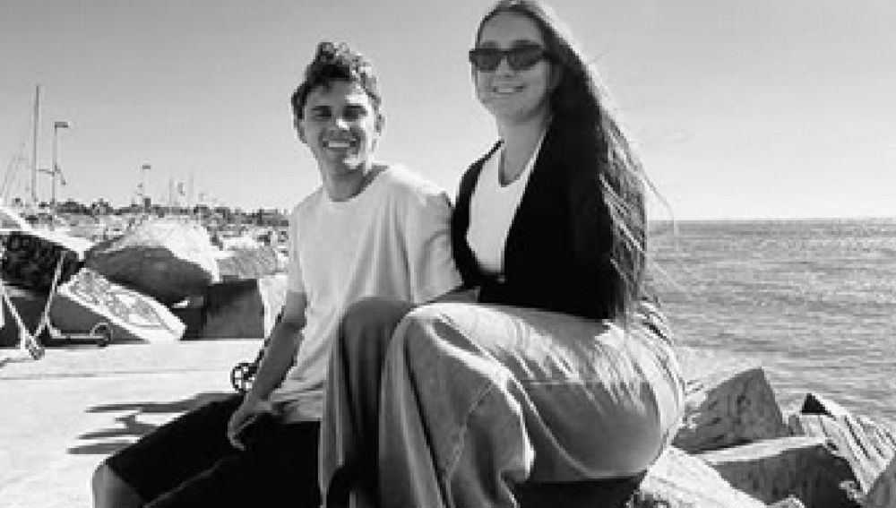 Nahuel Herrera y su novia Nadia