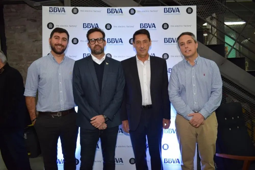 Avedis Boudakian, Juan Juan Ciapessoni, Antonio Alonso y Andrés Guarino