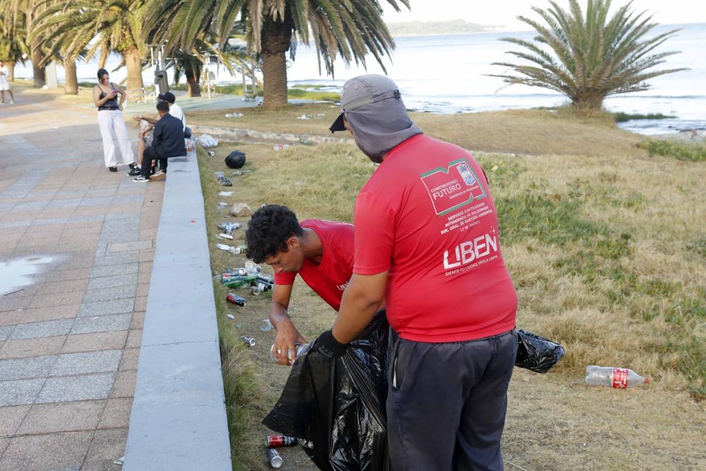 Punta del Este tras los festejos de Año Nuevo