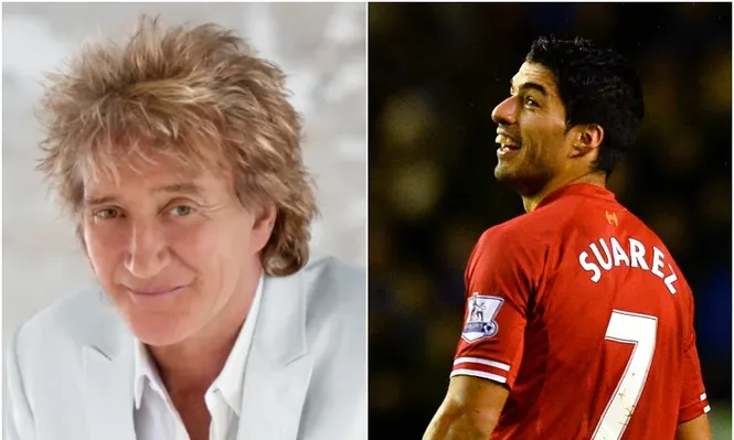 Rod Stewart se burló de los dientes de Suárez