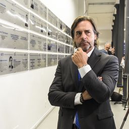Luis Lacalle Pou en el Directorio del Partido Nacional. Archivo