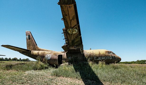 Uno de los aviones del ejército que se utilizaban durante los vuelos de la muerte.